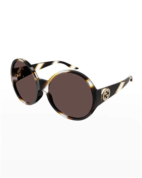 gucci 142 sunglasses|gucci women's oversize round sunglasses.